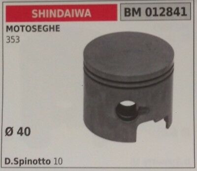 PISTONE COMPLETO SEGMENTI E SPIN MOTOSEGA SHINDAIWA 352 Ø40