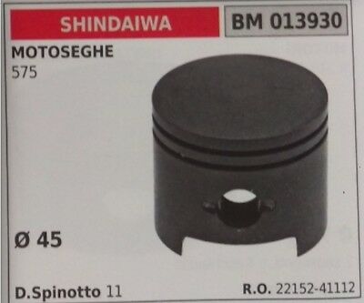 22152-41112 PISTONE COMPLETO SEGMENTI E SPIN MOTOSEGA SHINDAIWA 575 Ø45