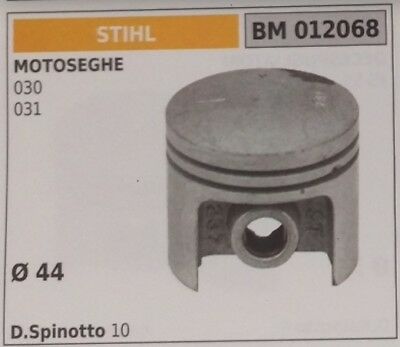 PISTONE COMPLETO DI SEGMENTI MOTOSEGA STIHL 030 031 Ø44