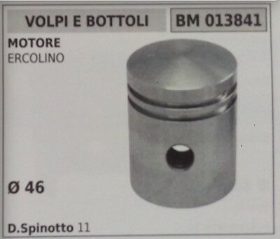 PISTONE COMPLETO DI SEGMENTI E SPIN MOTORE VOLPI E BORTOLI ERCOLINO Ø46