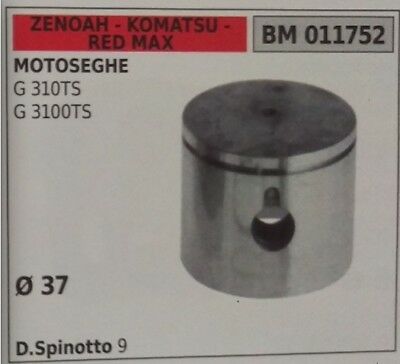 PISTONE COMPLETO DI SEGMENTI MOTOSEGA ZENOAH KOMATSU RED MAX G 310TS 3100TS Ø37