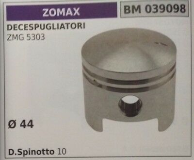 PISTONE COMPLETO DI SEGMENTI E SPIN DECESPUGLIATORE ZOMAX ZMG 5303 Ø44