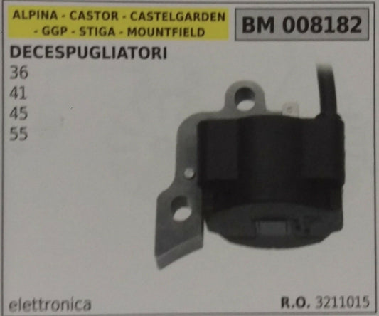 3211015 BOBINA ELETTRONICA DECESPUGLIATORE ALPINA STIGA MOUNTFIELD 36 41 45 55