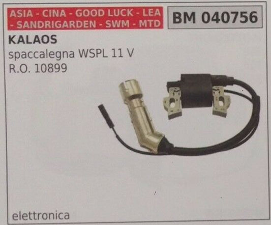 10899 BOBINA SPACCALEGNA ASIA CINA CINESE importazione SANDRIGARDEN MTD WSPL 11V
