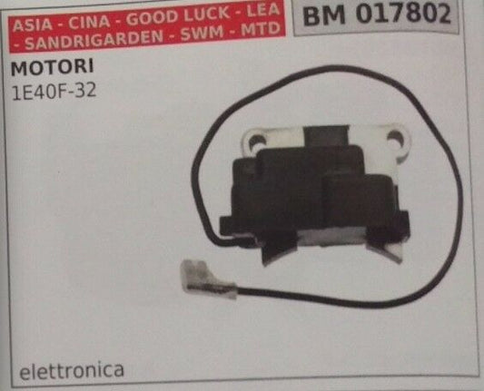 BOBINA MOTORE ASIA CINA CINESE importazione SANDRIGARDEN GOOD LUCK MTD 1E40F-32