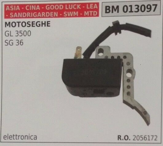 2056172 BOBINA MOTOSEGA ASIA CINA CINESE SANDRIGARDEN GOOD LUCK SWM GL3500 SG36