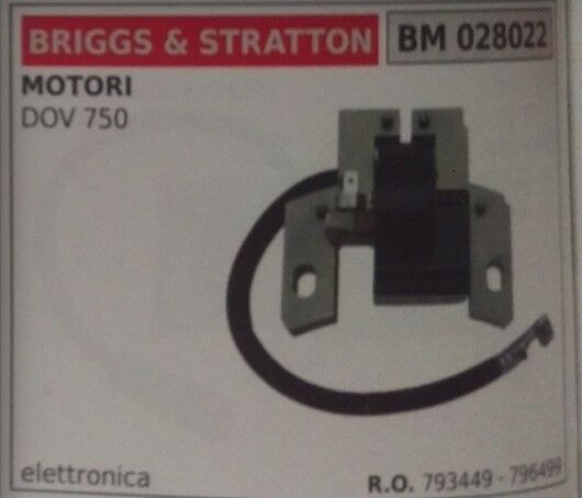 793449 796499 BOBINA ELETTRONICA MOTORE BRIGGS & STRATTON DOV 750