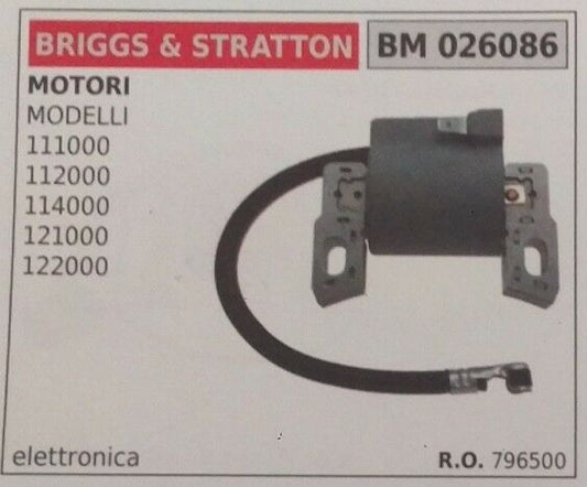 796500 BOBINA ELETTRONICA MOTORE BRIGGS & STRATTON 111000 112000 114000 121000