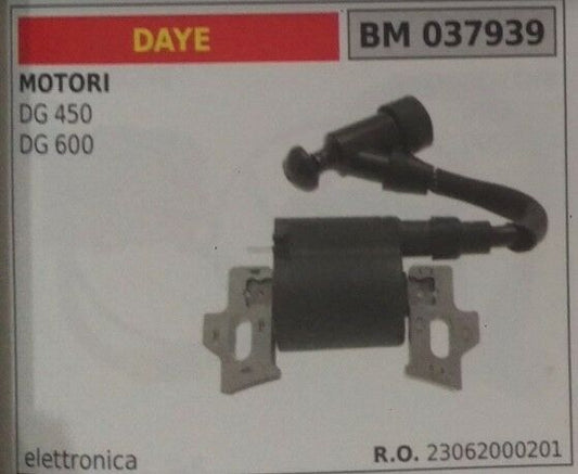 23062000201 BOBINA ELETTRONICA MOTORE DAYE DG 450 600