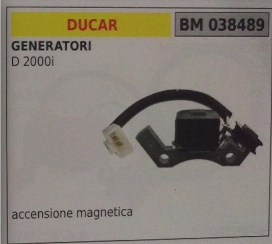 BOBINA ACCENSIONE MAGNETICA GRUPPO ELETTROGENO GENERATORE DUCAR D 2000i