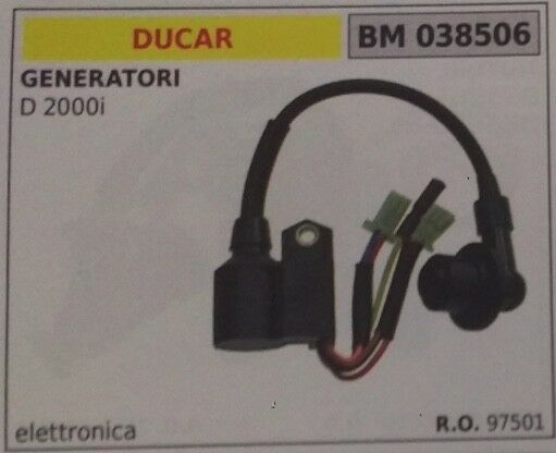 97501 BOBINA ELETTRONICA GRUPPO ELETTROGENO GENERATORE DUCAR D 2000i