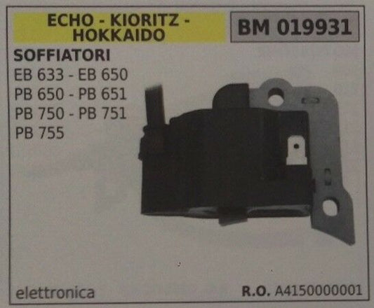 A4150000001 BOBINA ELETTRONICA SOFFIATORE ECHO KIORITZ HOKKAIDO PB 650 651 750