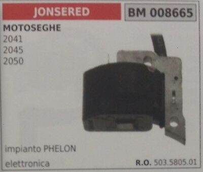 503580501 BOBINA ELETTRONICA MOTOSEGA JONSERED 2041 2045 2050