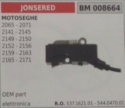 544047001 BOBINA ELETTRONIC ORIGINALE MOTOSEGA JONSERED 2156 2159 2163 2165 2171