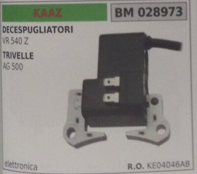KE04046AB BOBINA ELETTRONICA PIANTAPALI TRIVELLA MOTOTRIVELLA KAAZ AG500