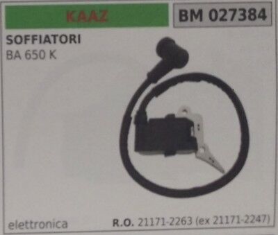 211712263 211712247 BOBINA ELETTRONICA SOFFIATORE KAAZ BA 650 K