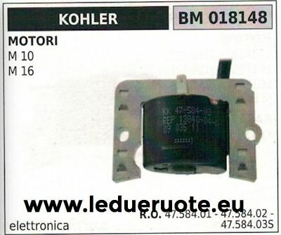 4758401 4758402 4758403S BOBINA ELETTRONICA CENTRALINA MOTORE KOHLER M10 M16