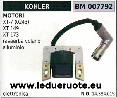 1458401S BOBINA ELETTRONICA RASAERBA MOTORE KOHLER XT-7 XT149 XT173 VOLANO ALLUM