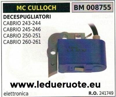 241749 BOBINA ELETTRONICA DECESPUGLIATORE McCULLOCH CABRIO 243 244 245 246 250