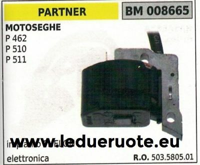 503580501 BOBINA ELETTRONICA centralina MOTOSEGA PARTNER P462 P510 P511
