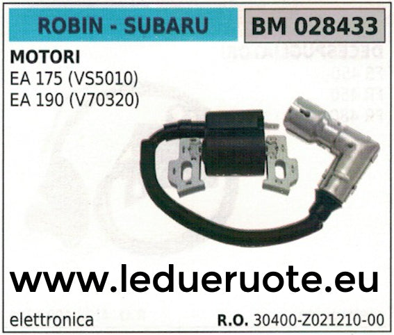 30400Z02121000 BOBINA ELETTRONICA MOTORE ROBIN SUBAR EA 175 (VS5010)