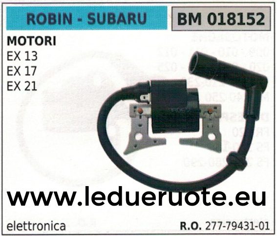 2777943101 BOBINA ELETTRONICA centralina MOTORE ROBIN SUBAR EX 13 17 21