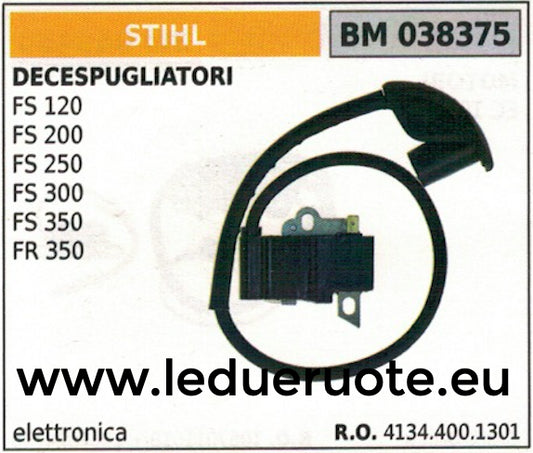 41344001301 BOBINA ELETTRONICA centralina DECESPUGLIATORE STIHL FS 120 200 250