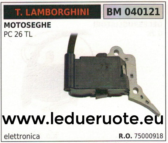 75000918 BOBINA ELETTRONICA centralina MOTOSEGA TONINO LAMBORGHINI PC 26 TL
