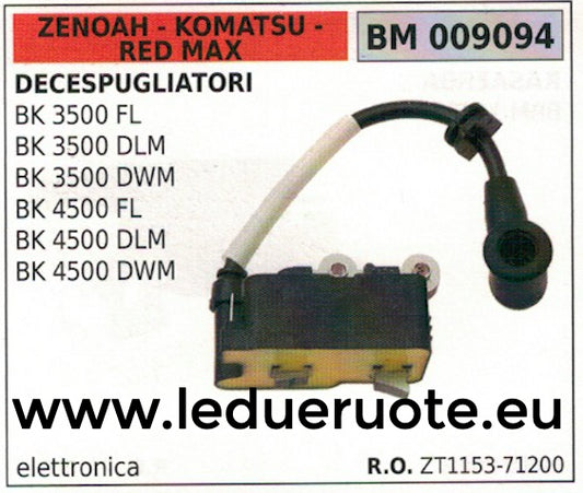 ZT115371200 BOBINA DECESPUGLIATORE ZENOAH KOMATSU RED MAX BK 3500 FL DLM DWM