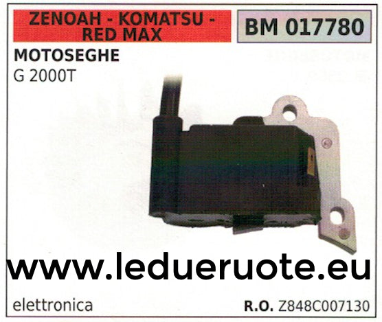 Z848C007130 BOBINA ELETTRONICA centralin MOTOSEGA ZENOAH KOMATSU RED MAX G 2000T