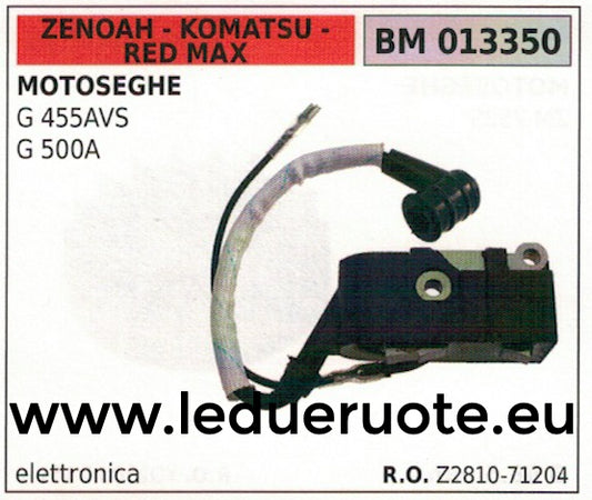 Z281071204 BOBINA ELETTRONICA MOTOSEGA ZENOAH KOMATSU RED MAX G455AVS 500A