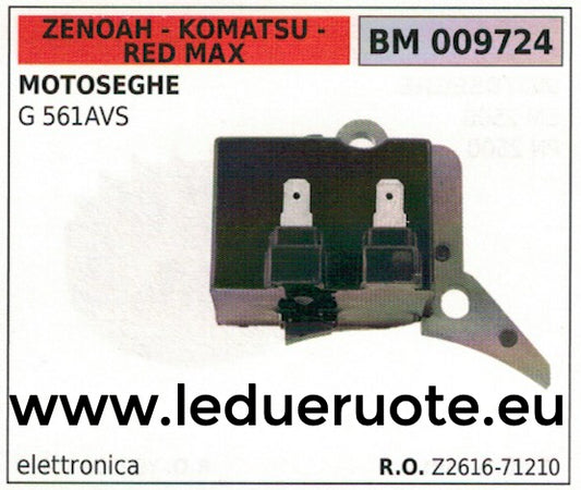 Z261671210 BOBINA ELETTRONICA MOTOSEGA ZENOAH KOMATSU RED MAX G 561AVS