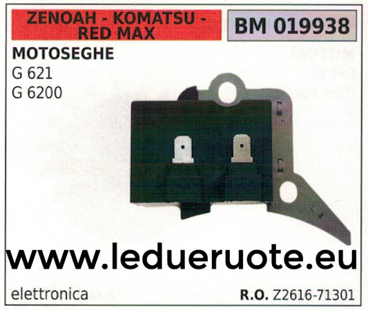 Z261671301 BOBINA ELETTRONICA MOTOSEGA ZENOAH KOMATSU RED MAX G 621 6200