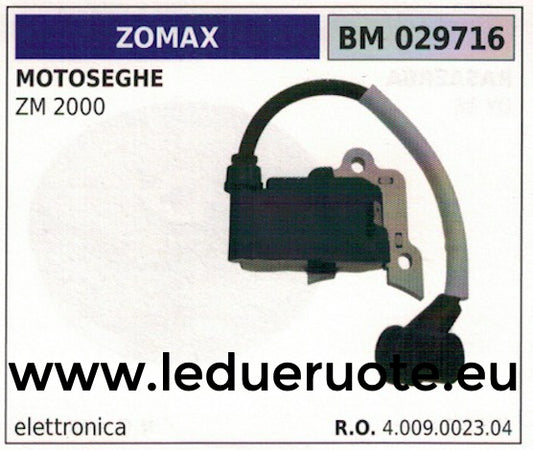4009002304 BOBINA ELETTRONICA centralina MOTOSEGA ZOMAX ZM 2000