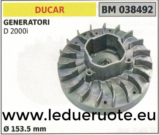 VOLANO MAGNETICO magnete ventola MOTOGENERATORE GRUPPO ELETTROGENO DUCAR D 2000i