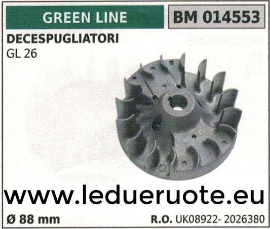 2026380 VOLANO MAGNETICO magnete ventola DECESPUGLIATORE GREENLINE GL 26 Ø88
