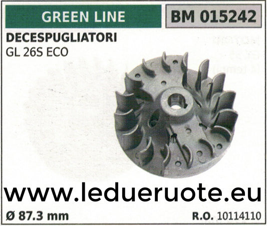 10114110 VOLANO MAGNETICO magnete DECESPUGLIATORE GREENLINE GL 26S ECO Ø87.3
