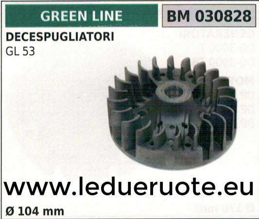 VOLANO MAGNETICO magnete ventola DECESPUGLIATORE GREENLINE GL 53 Ø104