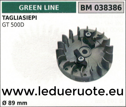 VOLANO MAGNETICO magnete ventola TAGLIASIEPE TOSASIEPI GREEN LINE GT 500D Ø89