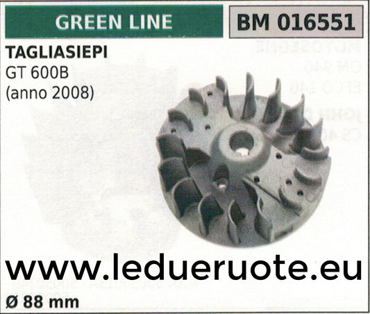 VOLANO MAGNETICO magnete ventola TAGLIASIEPE TOSASIEPI GREEN LINE GT 600B Ø88
