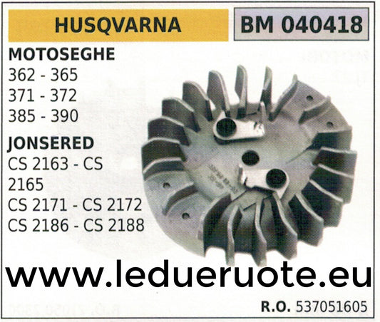 537051605 VOLANO MAGNETICO magnete MOTOSEGA HUSQVARNA 362 365 371 372 385 390