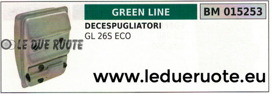 MARMITTA SILENZIATORE SCARICO DECESPUGLIATORE GREENLINE GREENCUT GL 26S ECO