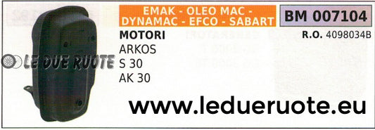4098034B MARMITTA SILENZIATORE SCARICO MOTORE OLEOMAC DYNAMAC ARKOS S AK 30