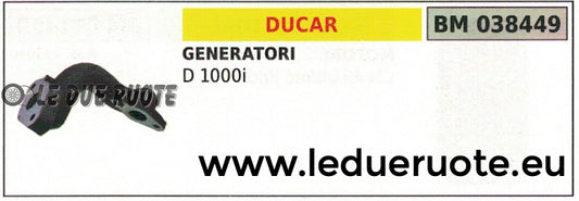 COLLETTORE RAC SILENZIATORE MARMITTA SCARICO MOTO GENERATORE GRUPPO DUCAR D1000i