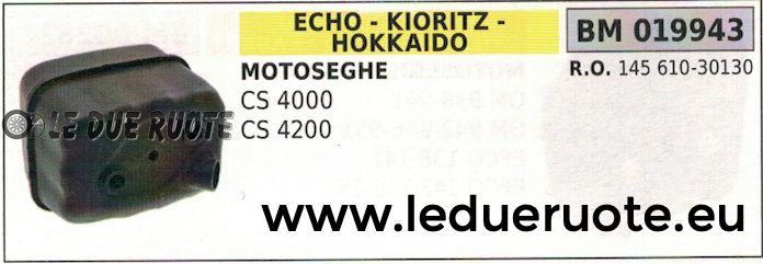 145610 SILENZIATORE MARMITTA SCARICO MOTOSEGA ECHO KIORITZ HOKKAIDO CS 4000 4200