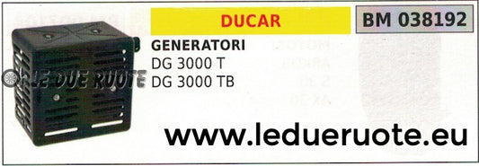 SILENZIATORE MARMITTA SCARICO MOTOGENERATORE GRUPPO DUCAR GD 3000T 3000TB