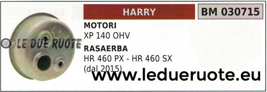SCARICO MARMITTA SILENZIATORE MOTORE HARRY XP 140 OHV