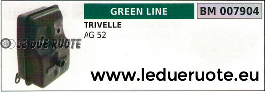 SCARICO SILENZIATORE MARMITTA TRIVELLA MOTOTRIVELLA GREENLINE GREENCUT AG52