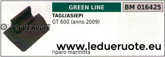 RIPARO SCARICO MARMITTA TAGLIASIEPI TOSASIEPE GREENLINE GREENCUT GT 600 (2009)