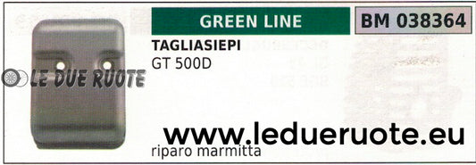 RIPARO SCARICO MARMITTA TAGLIASIEPI TOSASIEPE GREENLINE GREENCUT GT 500D